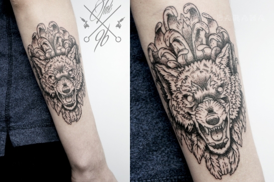 Татуировки волков